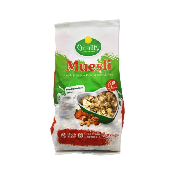 Musli me fara dhe fruta te thata Vitality 375gr