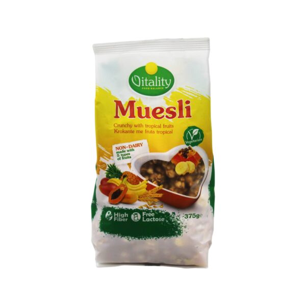 Musli krokant me fruta tropikal Vitality 375gr