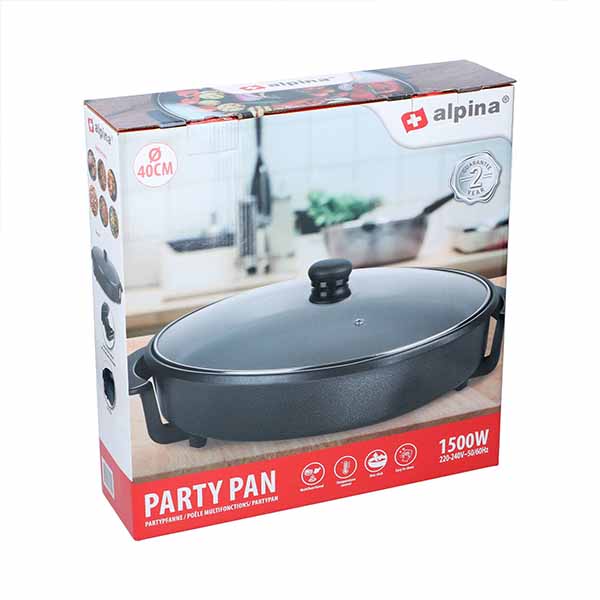 Pizza pan 1500W 40cm Alpina - Figura 3