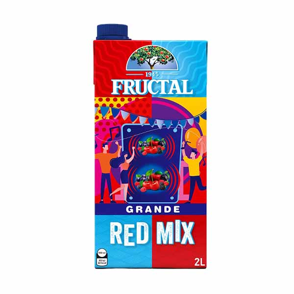 Leng me fruta te kuqe Fructal 2l
