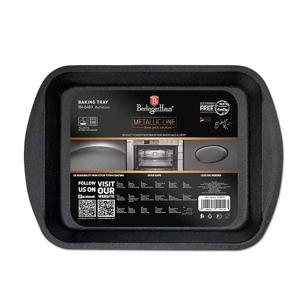 Tepsi metali 35x27cm BH/6469A RG - Figura 3