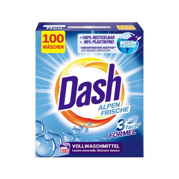Detergjent per rroba alpen Dash 100Larje