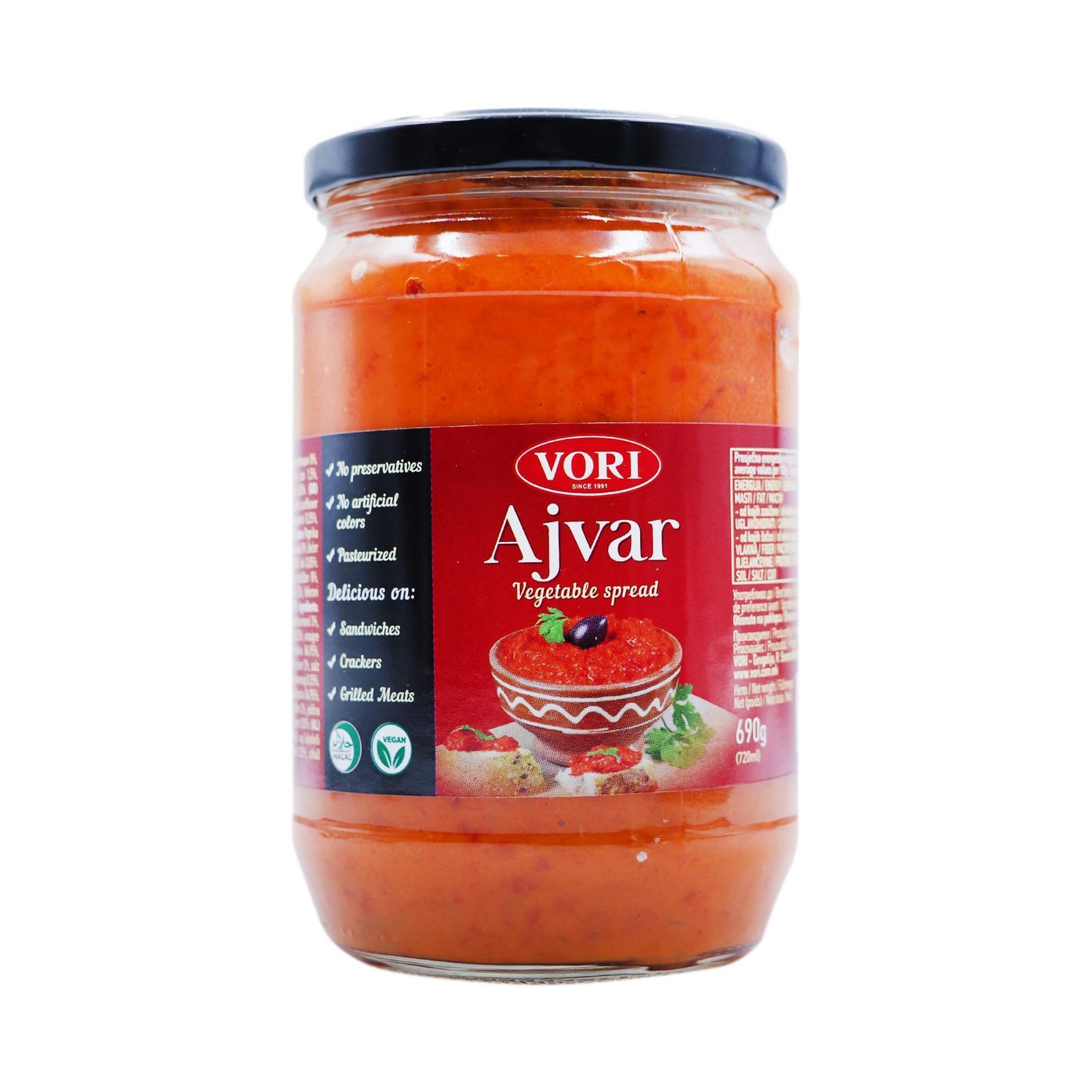 Ajvar i djegst Vori 690gr - Figura 3