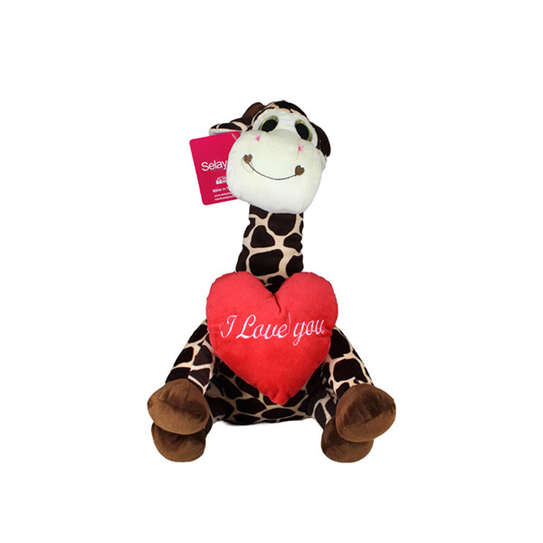 Loder e bute gjirafa me zemer40cm 1059
