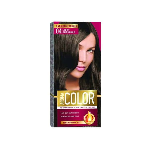 Ngjyre flokesh geshtenje Aroma color 04