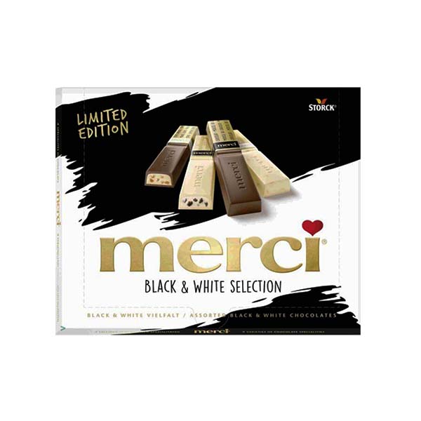 Bombonjere black&white Merci 240gr