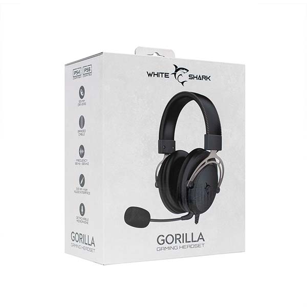 Kufje gaming gh-2341 gorilla White Shark - Figura 5