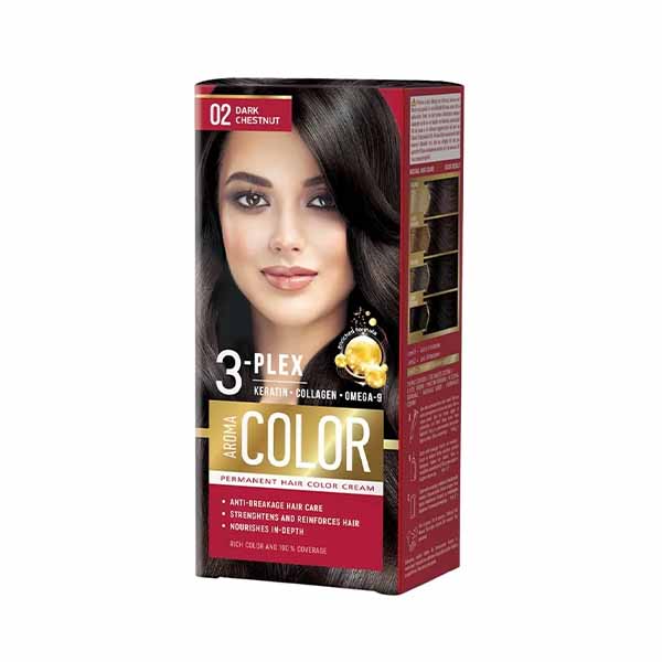 Ngjyre flokesh geshtenje Aroma color 02