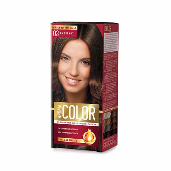 Ngjyre flokesh geshtenje Aroma color 03