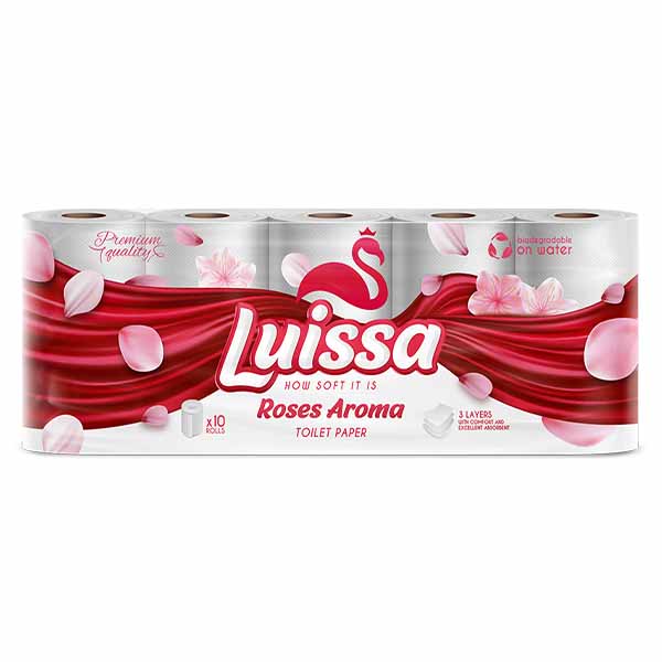 Leter toaleti 3shtresa rose Luissa