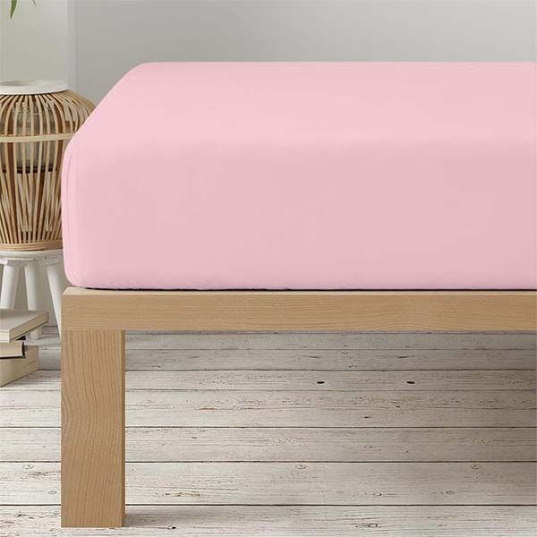 Carcaf me lastik 160x200x30 pembe