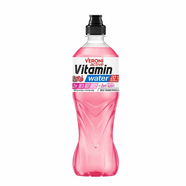 Uje me vitamina dhe ginseng Veroni 555ml