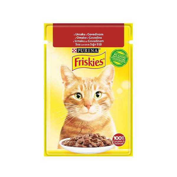 Ushqim mace me mish vici Friskies 85gr