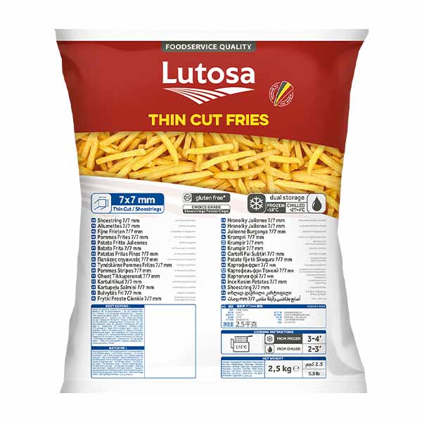 Pomfrit foodservice LUTOSA 2.5kg