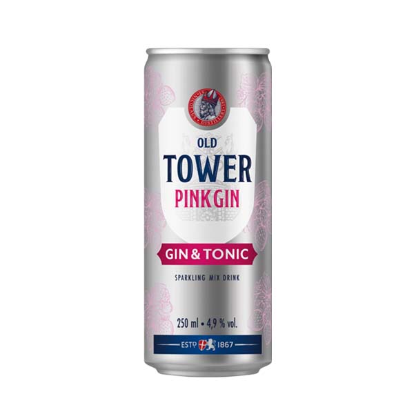 Gin tonic pink Old Tower 250ml