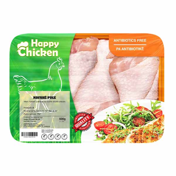 Kofshe pule e ngrire Happy Chicken 500g