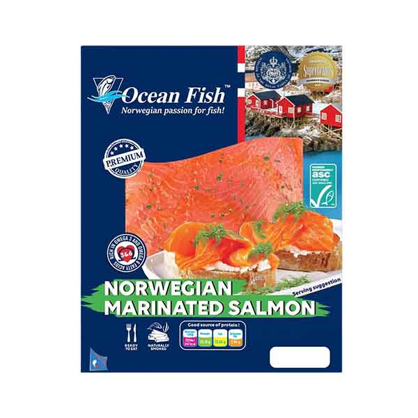 Salmon i marinuar rriska OceanFish100gr