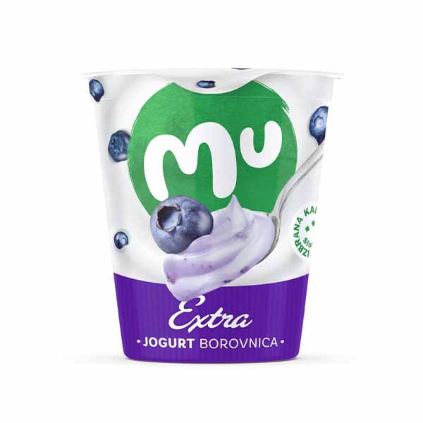 Jogurt me boronice Mu 140gr