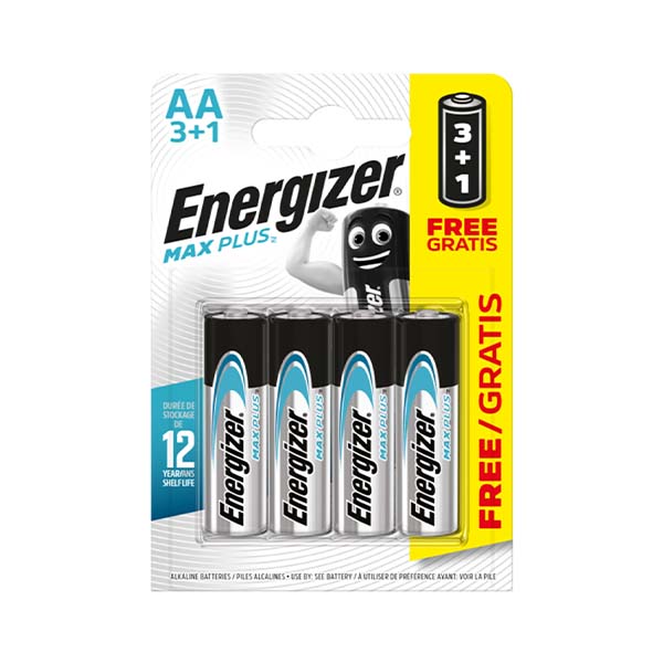Bateri max plus alk aa bp4 3+1 energizer