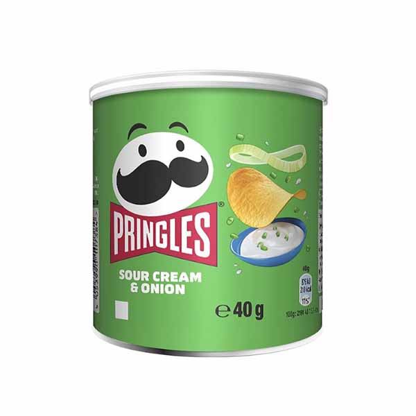 Qipsa me kos dhe qepe Pringles 40gr