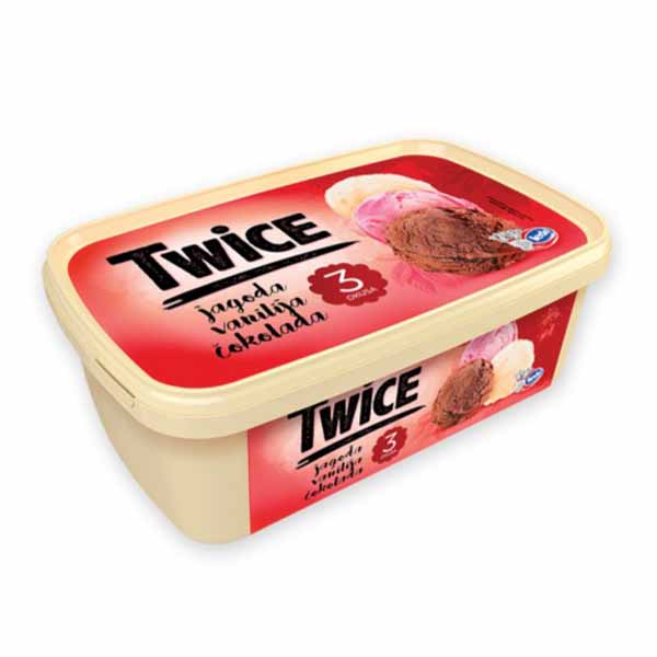 Twice dredhez vanill qokollate Ledo 1.7l