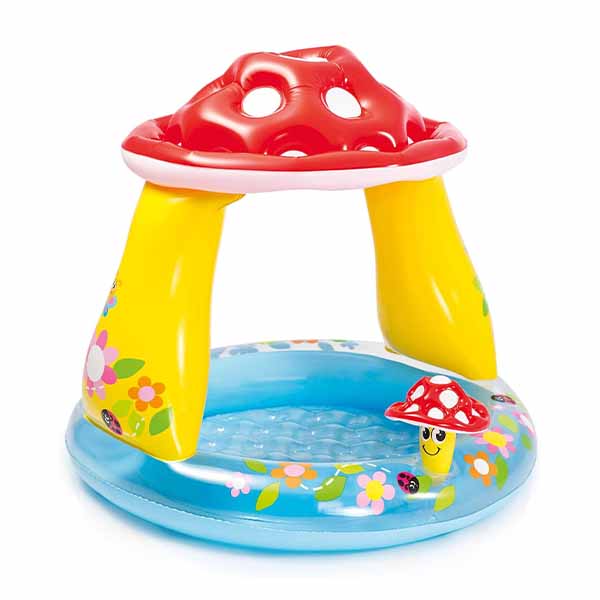 57114 MUSHROOM BABY POOL, Ages 1-3, 102x89cm