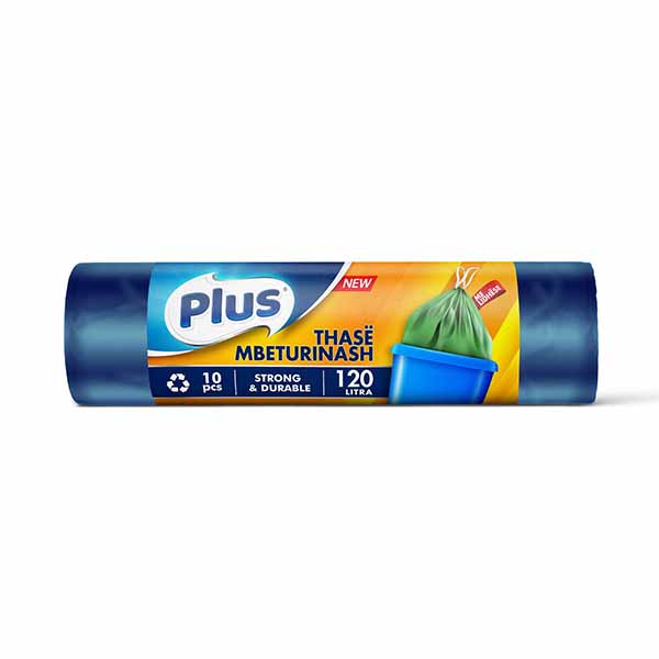 Qese per mbeturina me lidhese Plus 120l