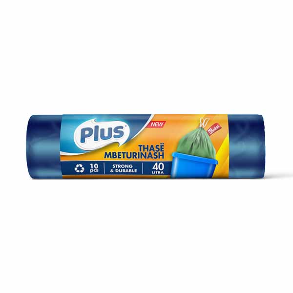 Qese per mbeturina me lidhese Plus 40l