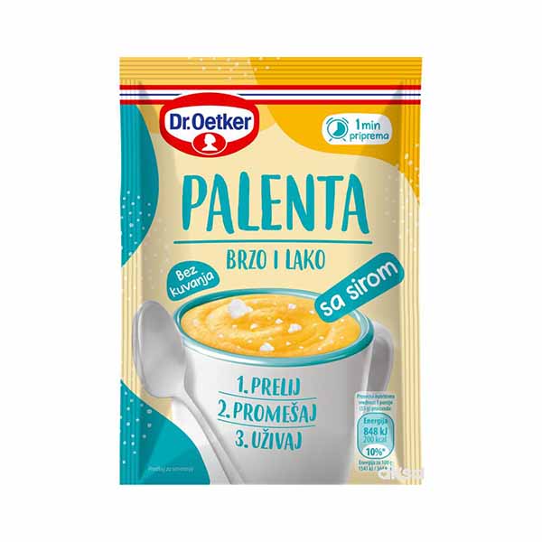 Instant Palenta me djathe  Dr.Oetker 55g