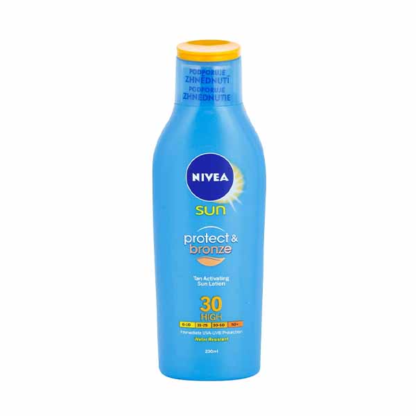 NIVEA SUN PROTECT & BRONZE SUN LOTION SPF 30 200ML