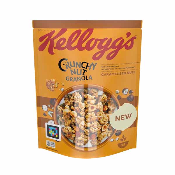 Musli me fruta te thata te karamelizuara Kellogs 380gr