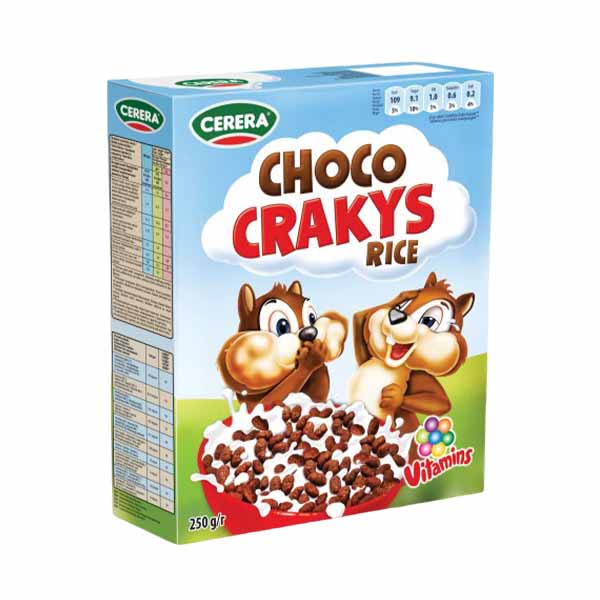 Kornfleks krokant rice coko Cerera 250gr