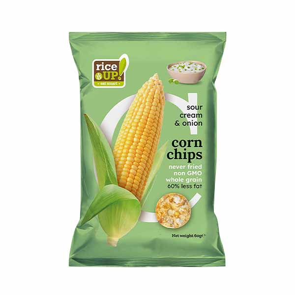 Corn chips sour cream Rice Up 60gr