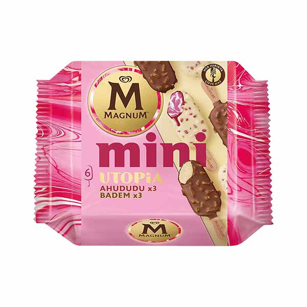 Mini magnum utophia berrybadem Algida338ml