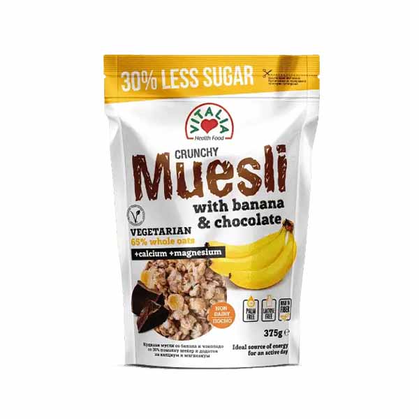 Musli me banane dhe choco Vitalia 375gr