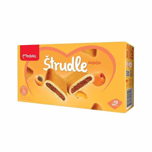 Shtrudlle me kajsi Medela 240gr