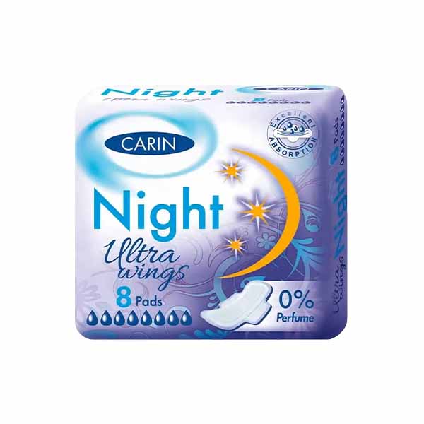 Vate higjenike night ultra Carine 8cop