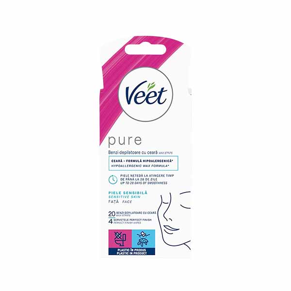 Trak depilimi per kembe pure Veet 20pcs