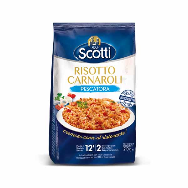 Oriz me fruta deti Scotti 210gr