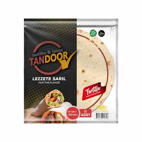 Pete tortilla Tandor 25cm 650gr