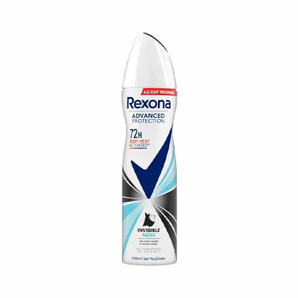 Deo invisible aqua Rexona adv 150ml