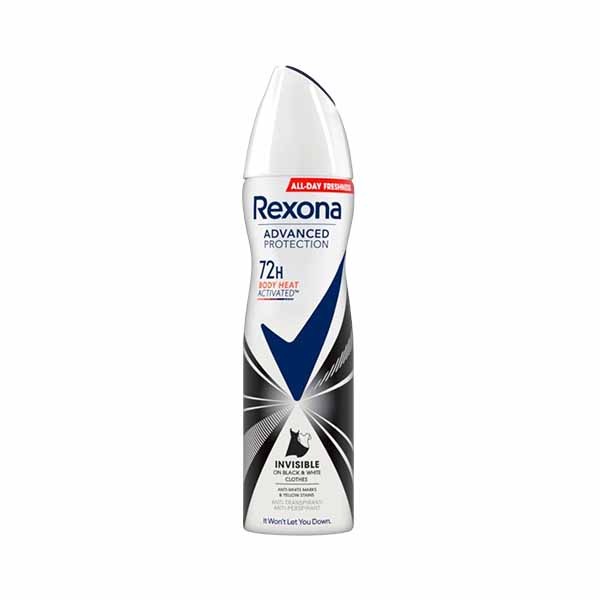 Deo per femra black&wh Rexona adv 150ml