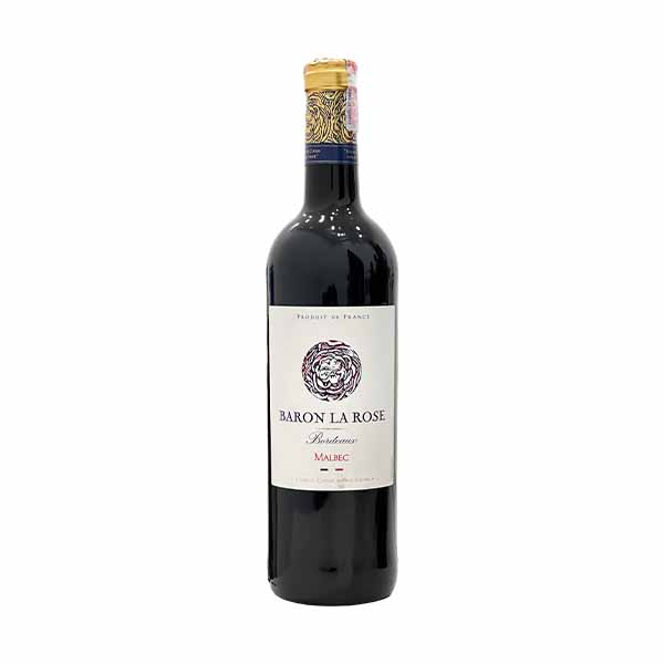 Vere e kuqe Malbec Baron la Rose 750ml