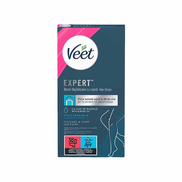 Trak depiluese sensitive Veet 20cop