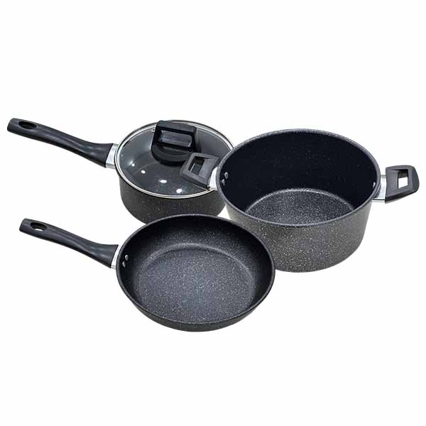 Set tenxhere 24cm,18cm,tigan 26cm PR252-219