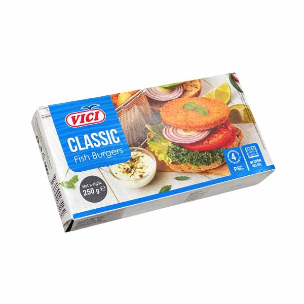Burger peshku Vici 250g