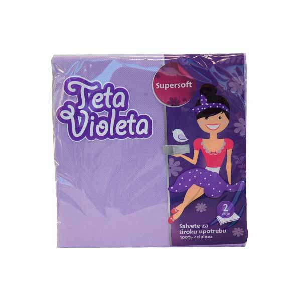 Salvete kuzhine e lila Violeta 25cope
