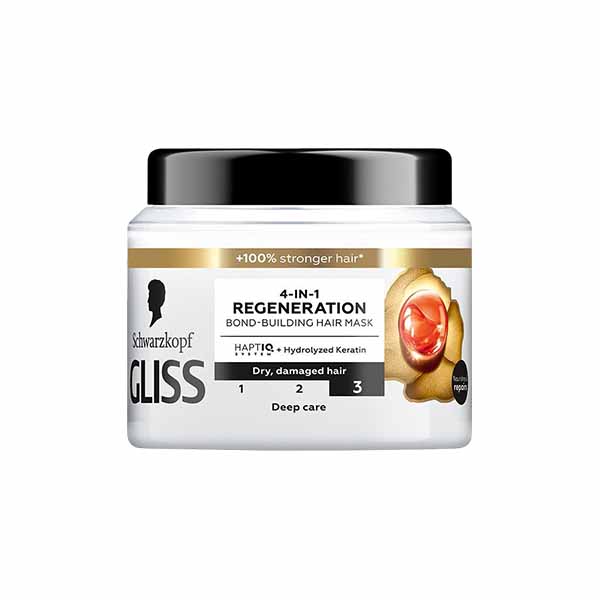 Maske per floke 4ne1 repair Gliss 400ml