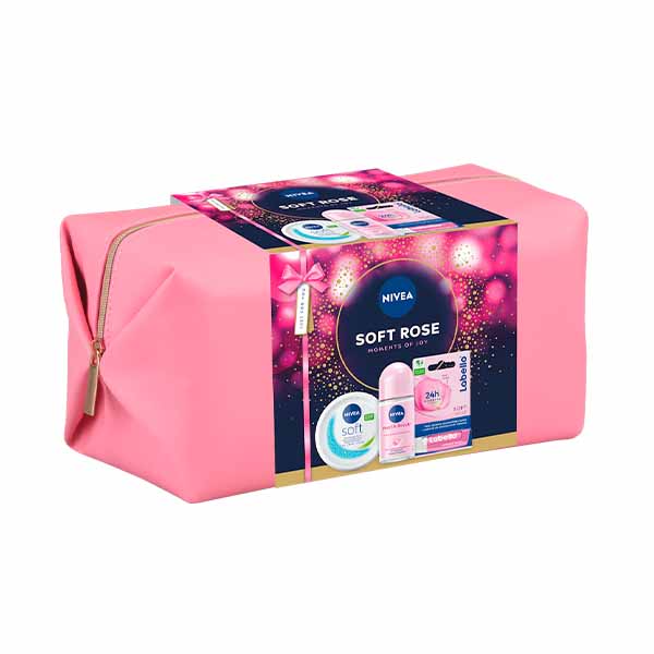 Set ne qante per femra soft rose Nivea