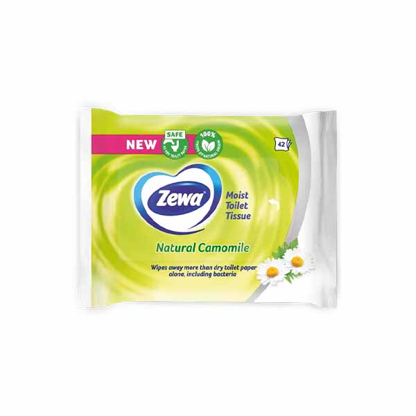 Leter toaleti e lagur kamomil Zewa 42pcs
